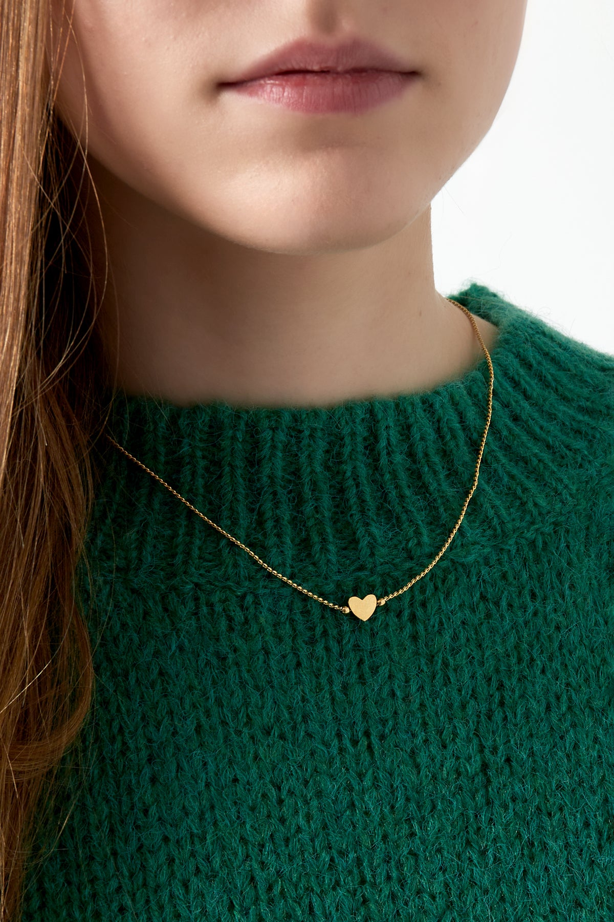 Herz-Halskette-simple