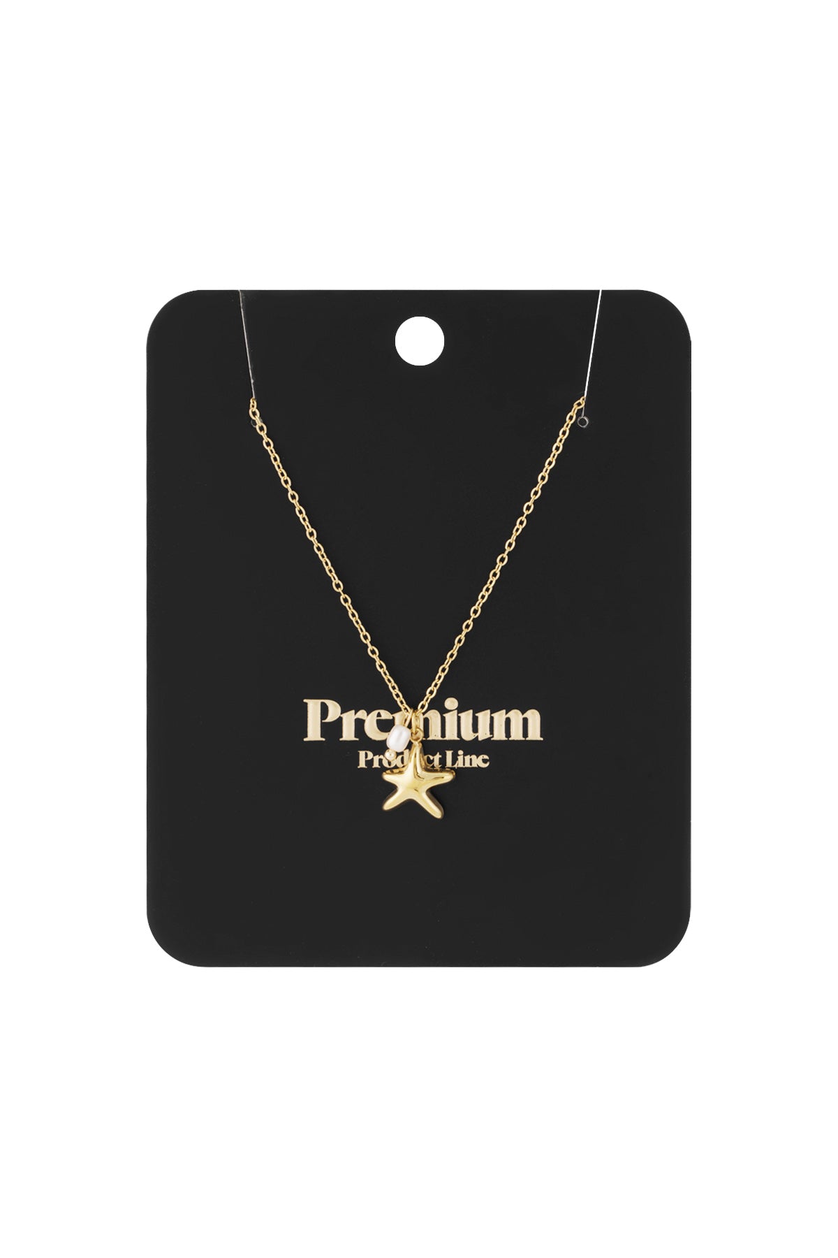 Seestern-Tropfen-Halskette