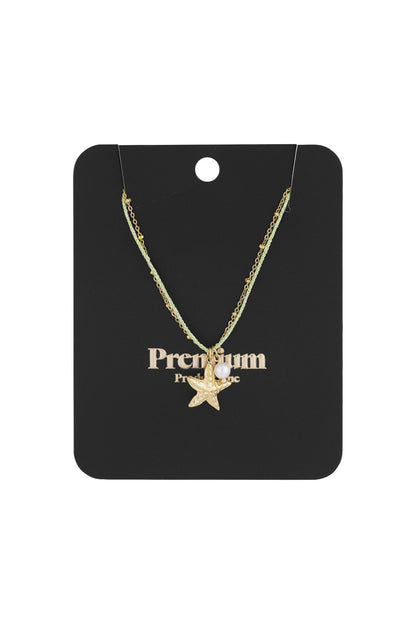 Seestern-Perle-Halskette